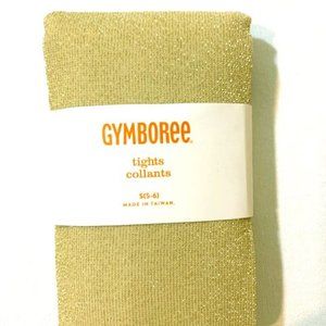 NEW Gymboree Girls S (5-6) Gold Shimmer Tights